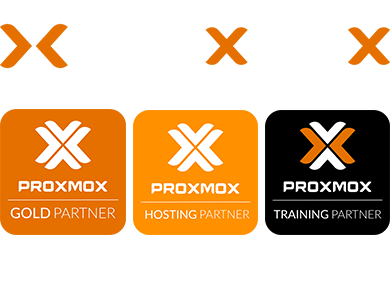 Tuxis Proxmox Gold hostnig partner logo