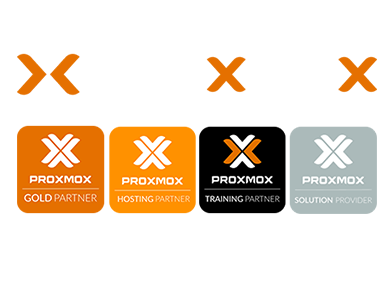 Tuxis Proxmox Gold hostnig partner logo